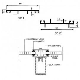 Polikarbon Levha Profili